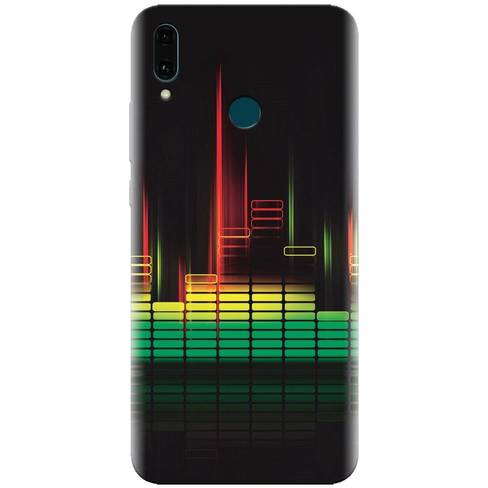 Husa silicon pentru Huawei Y9 2019, Abstract Dj Sound System