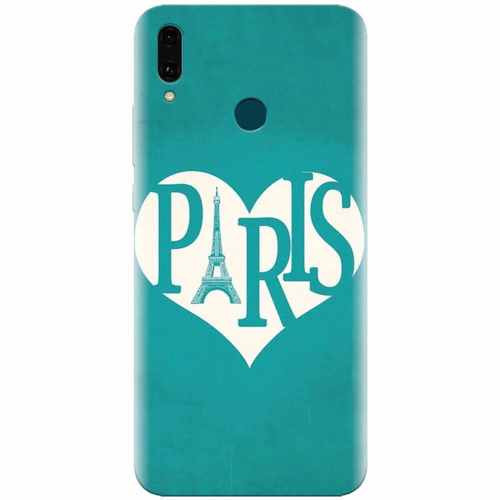 Husa silicon pentru Huawei Y9 2019, I Love Paris