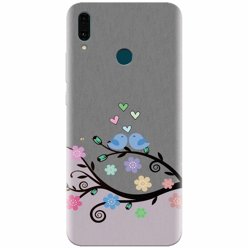 Husa silicon pentru Huawei Y9 2019, Bird Love