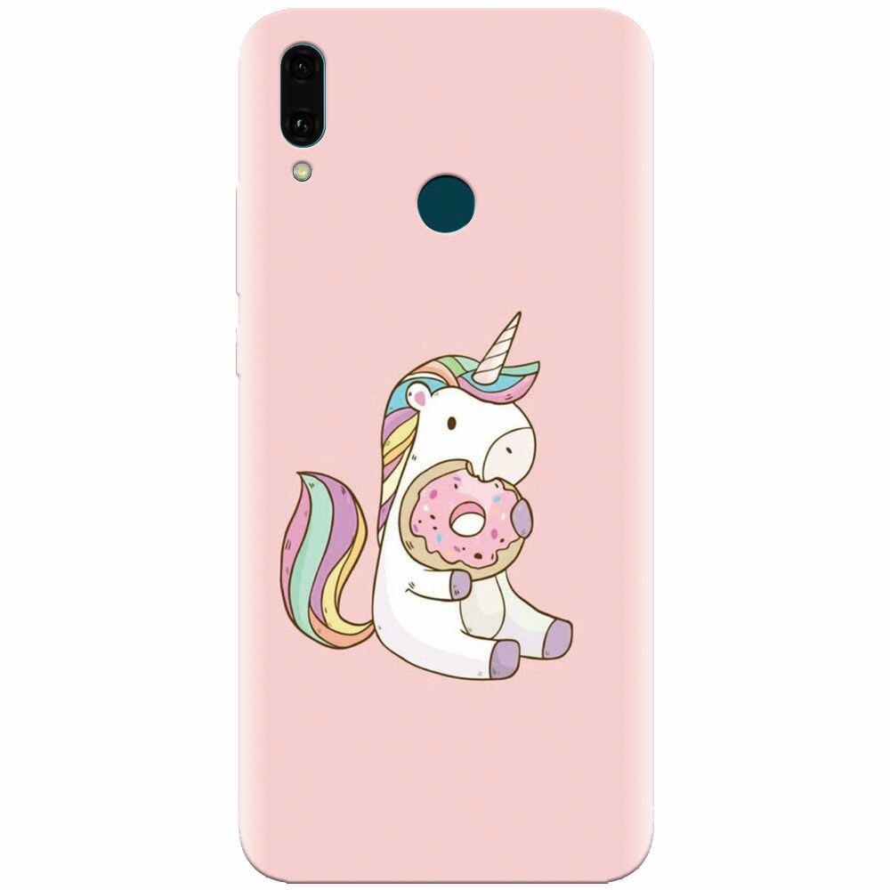 Husa silicon pentru Huawei Y9 2019, Unicorn Donuts