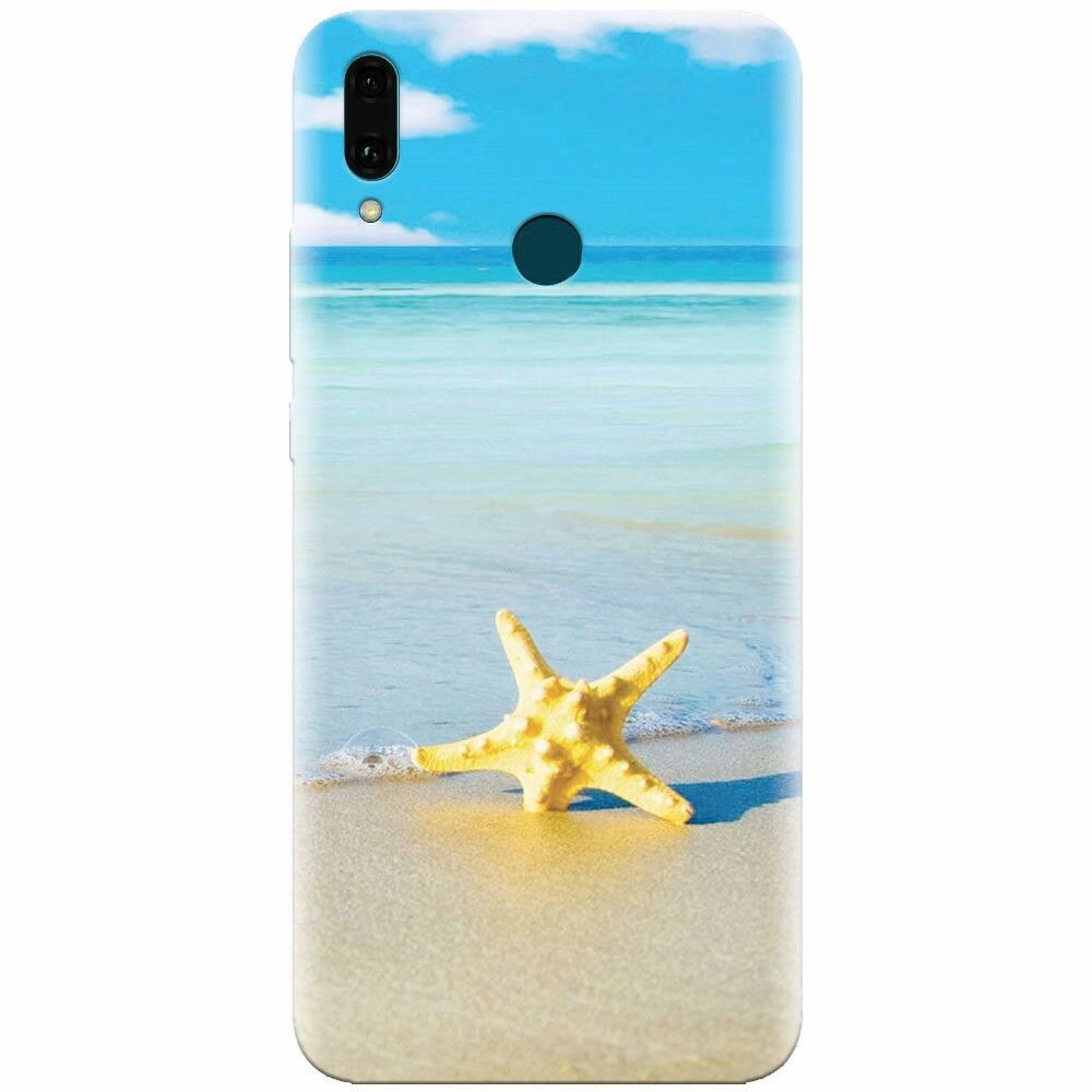 Husa silicon pentru Huawei Y9 2019, Starfish Beach
