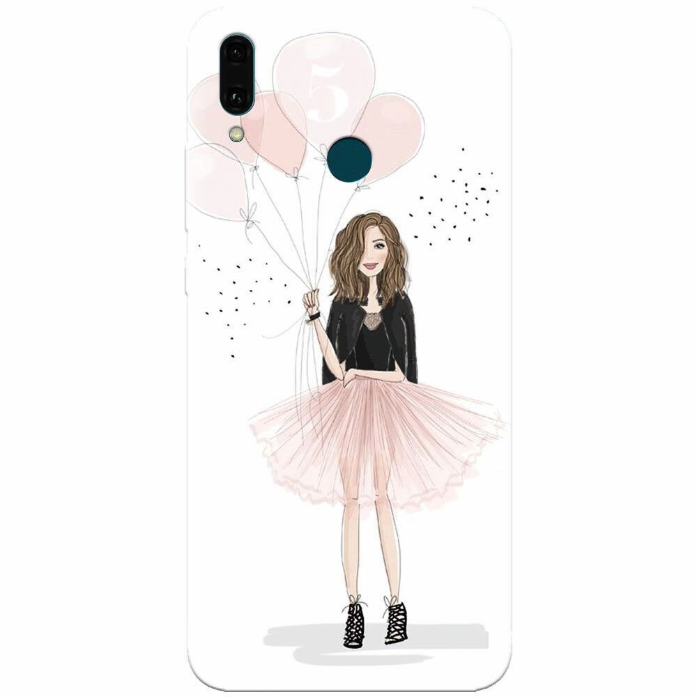 Husa silicon pentru Huawei Y9 2019, Happy Aniversary