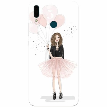 Husa silicon pentru Huawei Y9 2019, Happy Aniversary Husa silicon pentru Huawei Y9 2019, Happy Aniversary