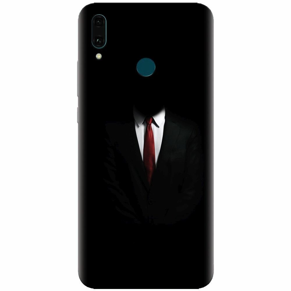 Husa silicon pentru Huawei Y9 2019, Mystery Man In Suit