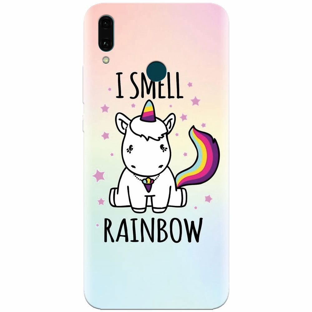 Husa silicon pentru Huawei Y9 2019, I Smell Rainbow