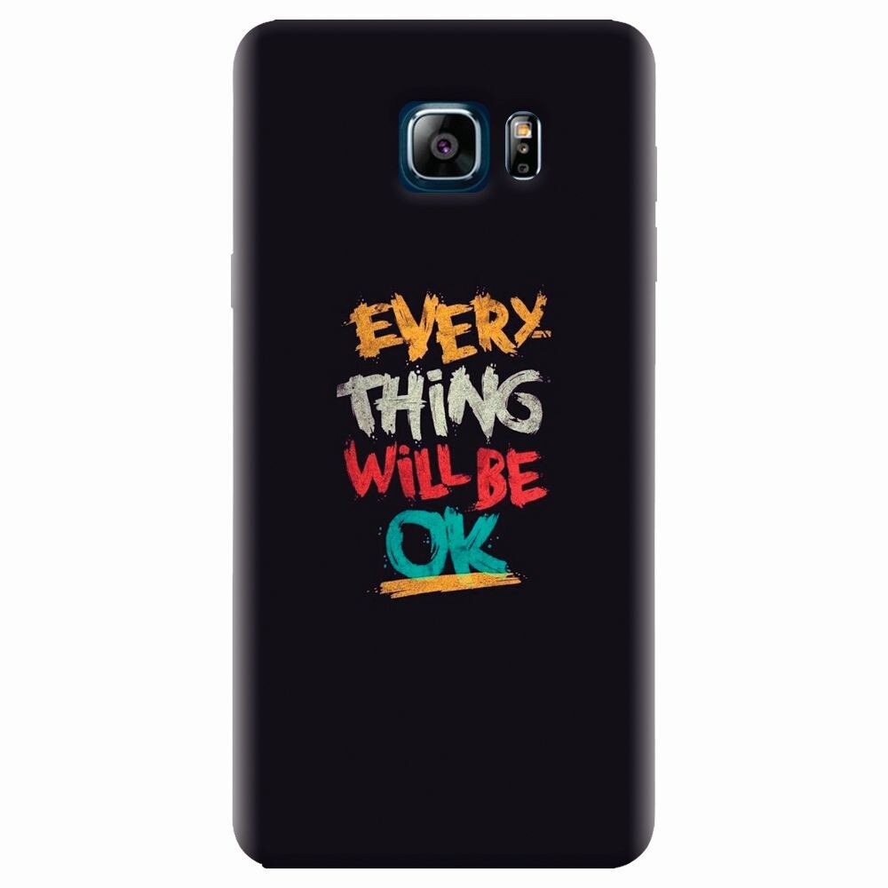 Husa silicon pentru Samsung Galaxy Note 5, Everything Will Be Ok