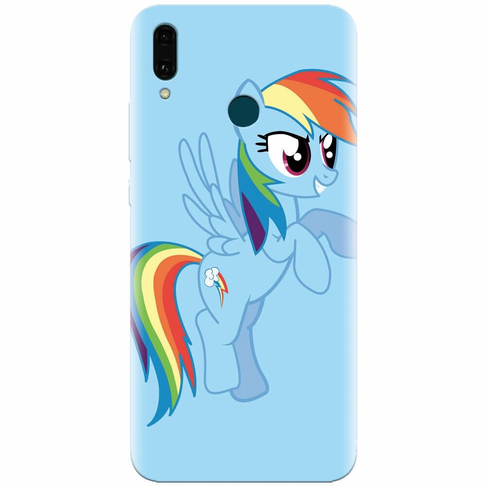 Husa silicon pentru Huawei Y9 2019, Rainbow Dash