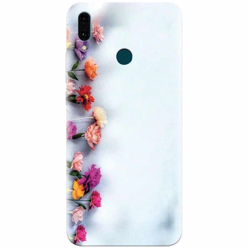 Husa silicon pentru Huawei Y9 2019, Flowers