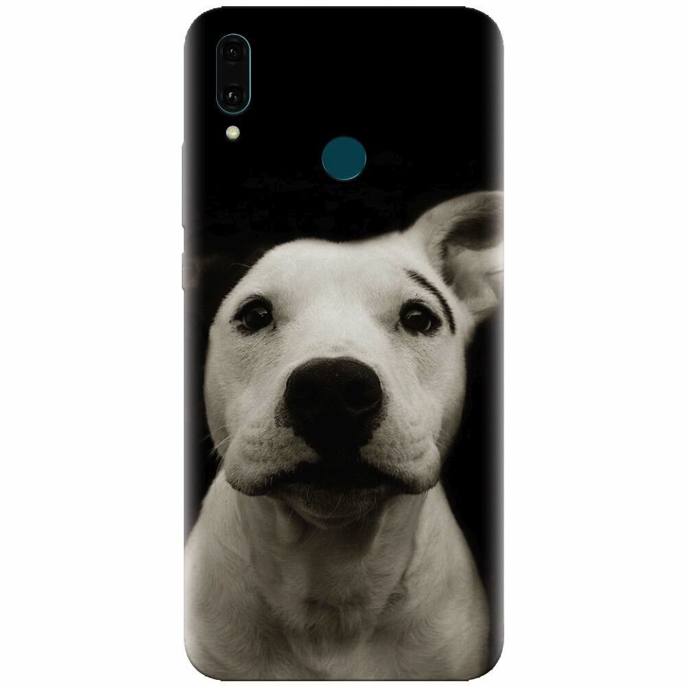 Husa silicon pentru Huawei Y9 2019, Funny Dog