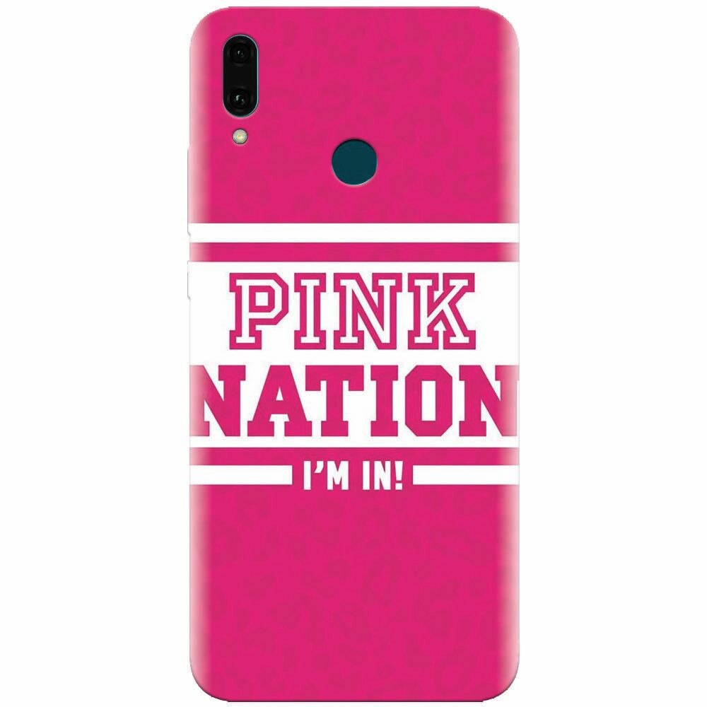 Husa silicon pentru Huawei Y9 2019, Pink Nation