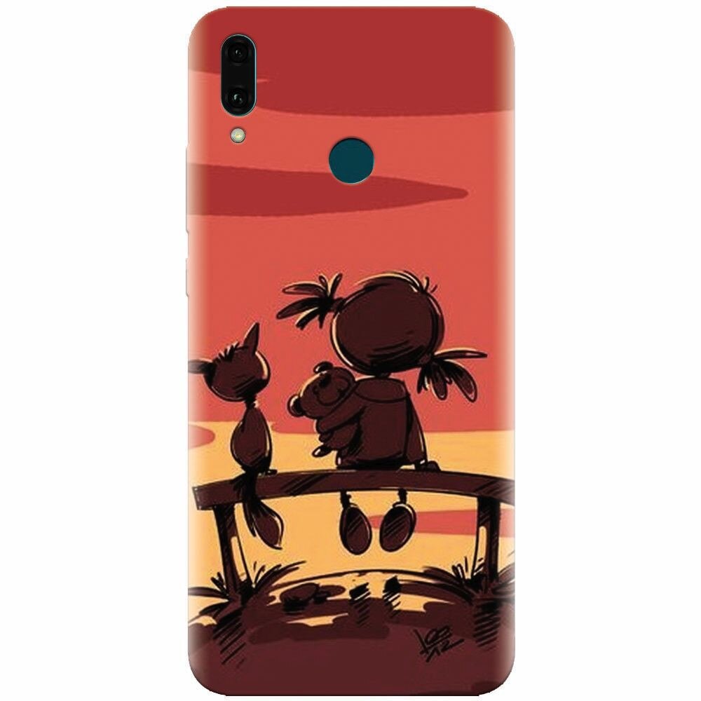 Husa silicon pentru Huawei Y9 2019, Lovely Sunsets