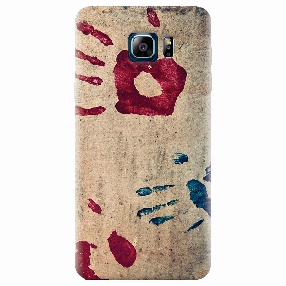 Husa silicon pentru Samsung Galaxy Note 5, Handprints