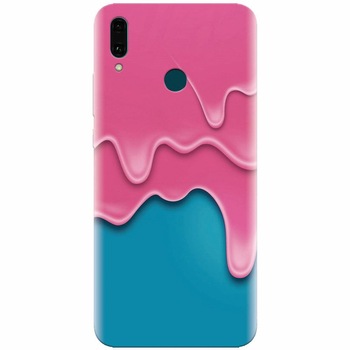 Husa silicon pentru Huawei Y9 2019, Pink Liquid Dripping Husa silicon pentru Huawei Y9 2019, Pink Liquid Dripping