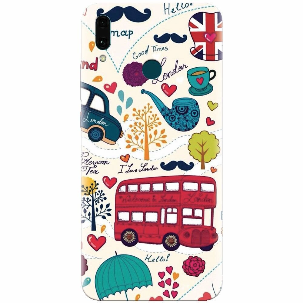 Husa silicon pentru Huawei Y9 2019, Welcome In London