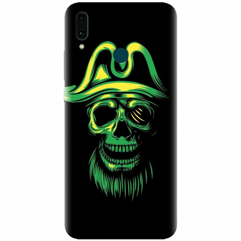 Husa silicon pentru Huawei Y9 2019, Pirate Skull