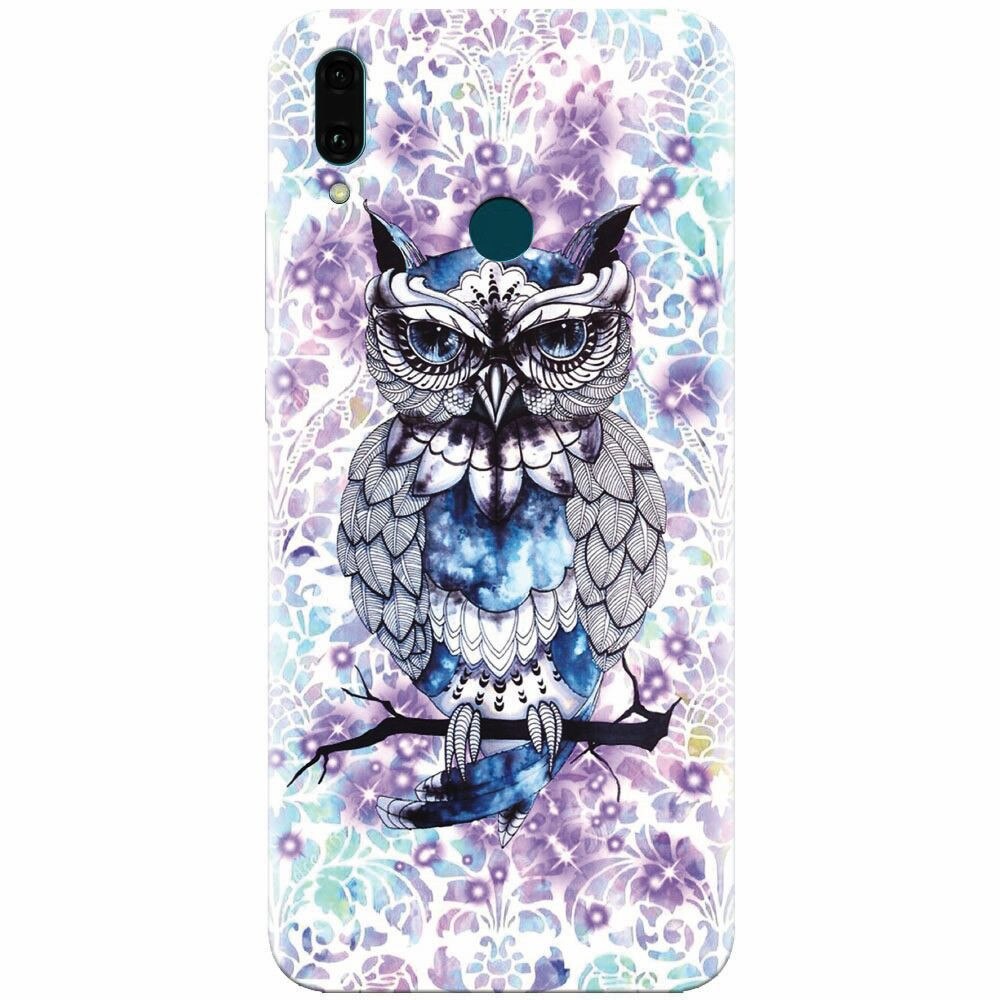 Husa silicon pentru Huawei Y9 2019, Abstract Owl