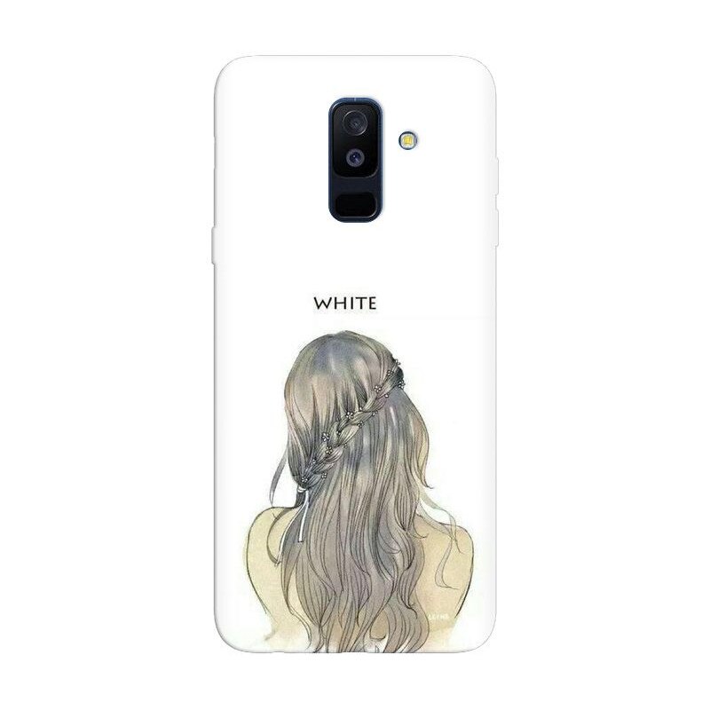 Husa silicon pentru Samsung Galaxy J8 Plus 2018, White