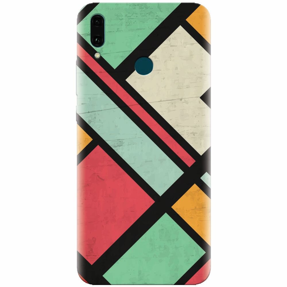 Husa silicon pentru Huawei Y9 2019, Retro Grunge