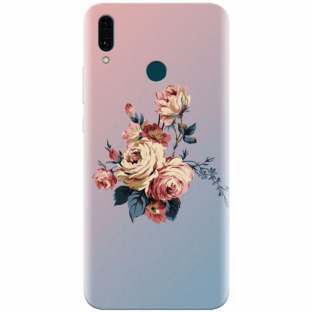 Husa silicon pentru Huawei Y9 2019, Roses