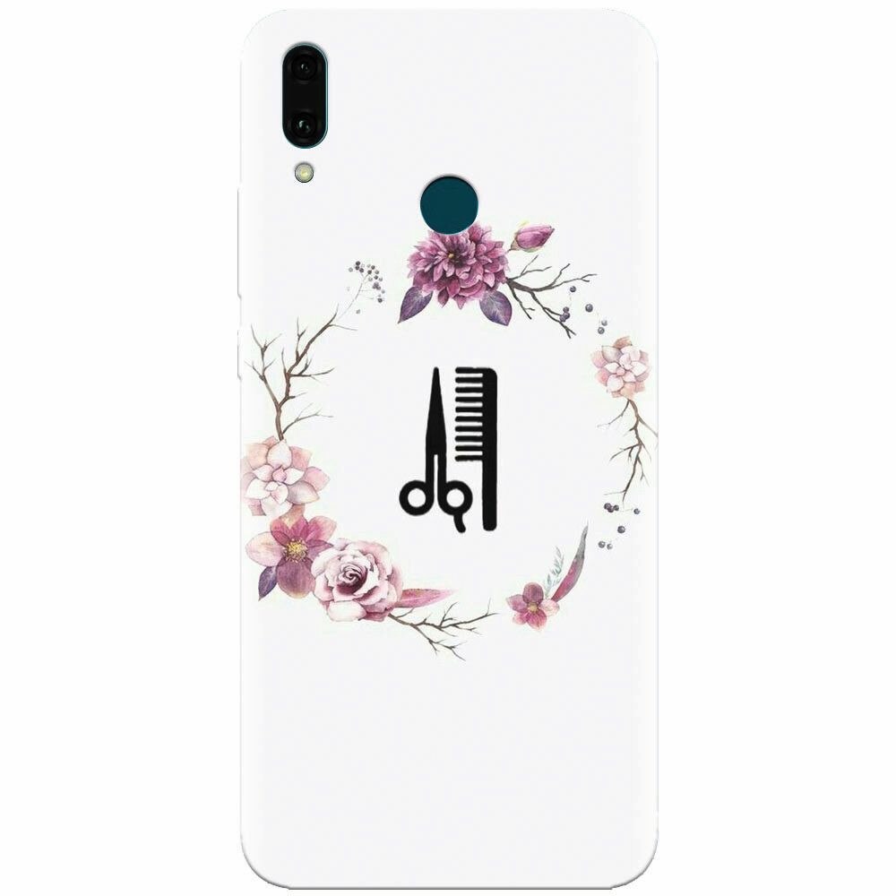 Husa silicon pentru Huawei Y9 2019, Icon Barber