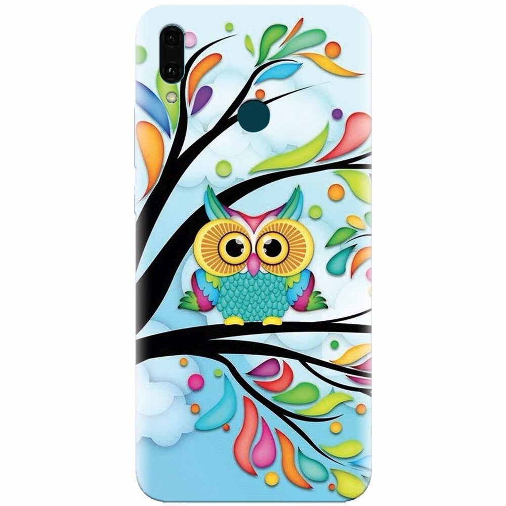 Husa silicon pentru Huawei Y9 2019, Owl 101