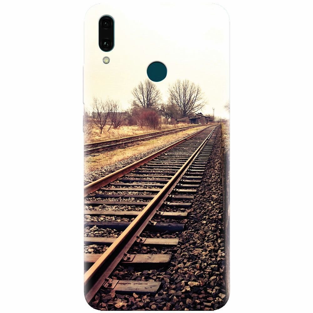 Husa silicon pentru Huawei Y9 2019, Railroad