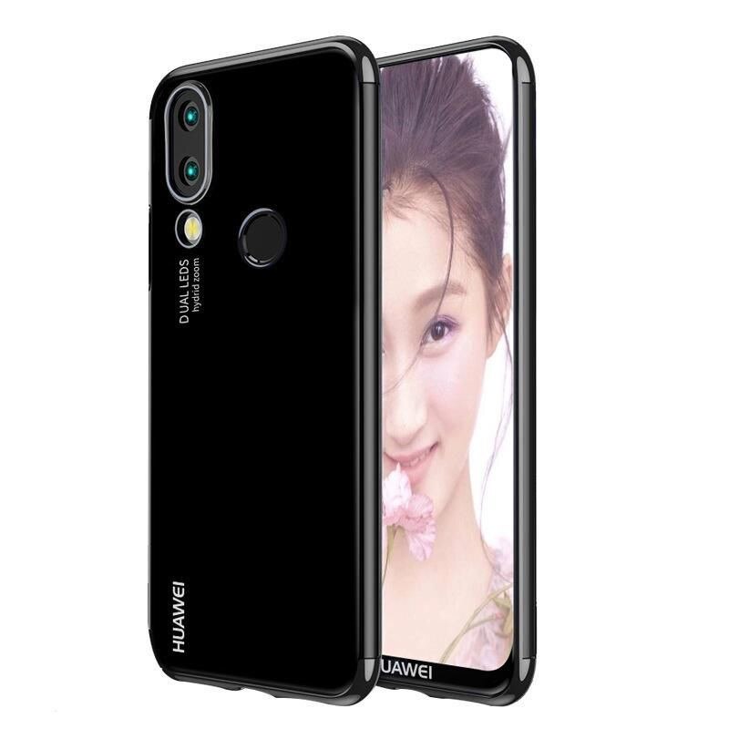 Husa Huawei P20 Lite Silicon TPU Plating Ultra Thin - negru