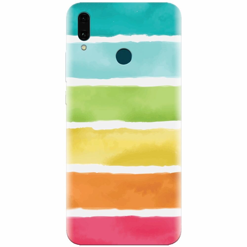 Husa silicon pentru Huawei Y9 2019, Watercolors