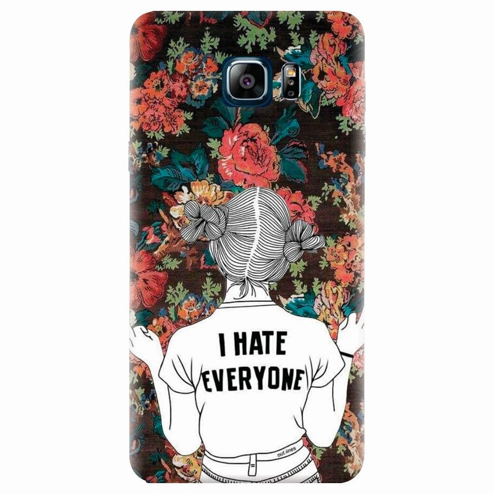 Husa silicon pentru Samsung Galaxy Note 5, I Hate Everyone