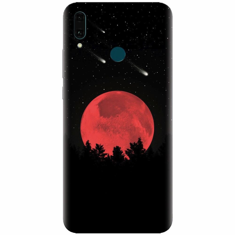 Husa silicon pentru Huawei Y9 2019, Blood Moon