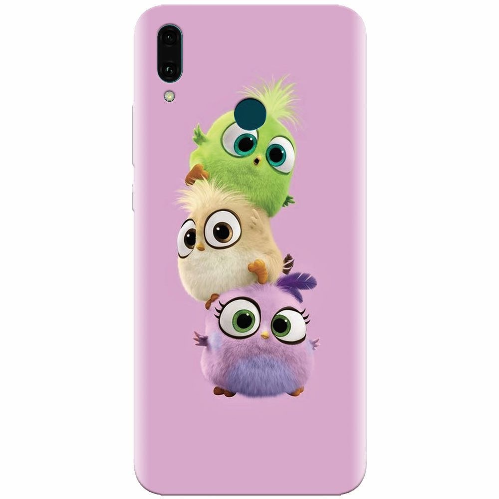 Husa silicon pentru Huawei Y9 2019, Baby Birds