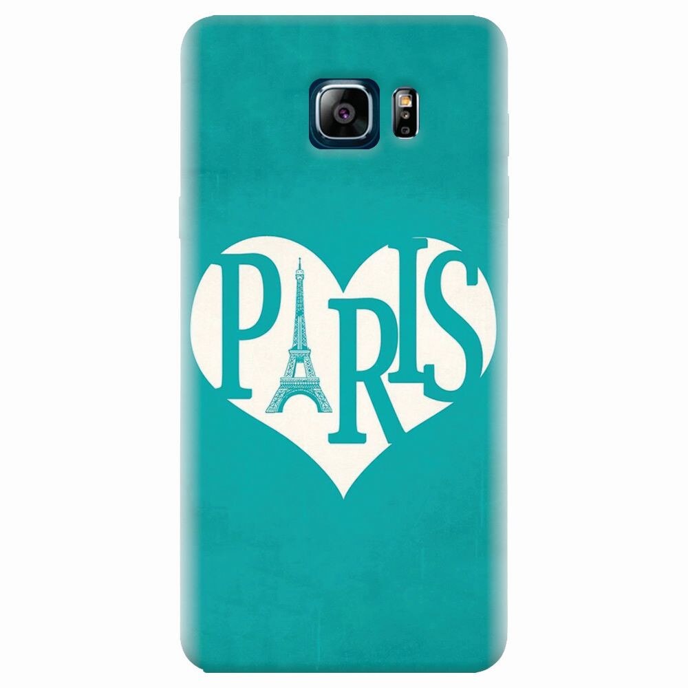 Husa silicon pentru Samsung Galaxy Note 5, I Love Paris