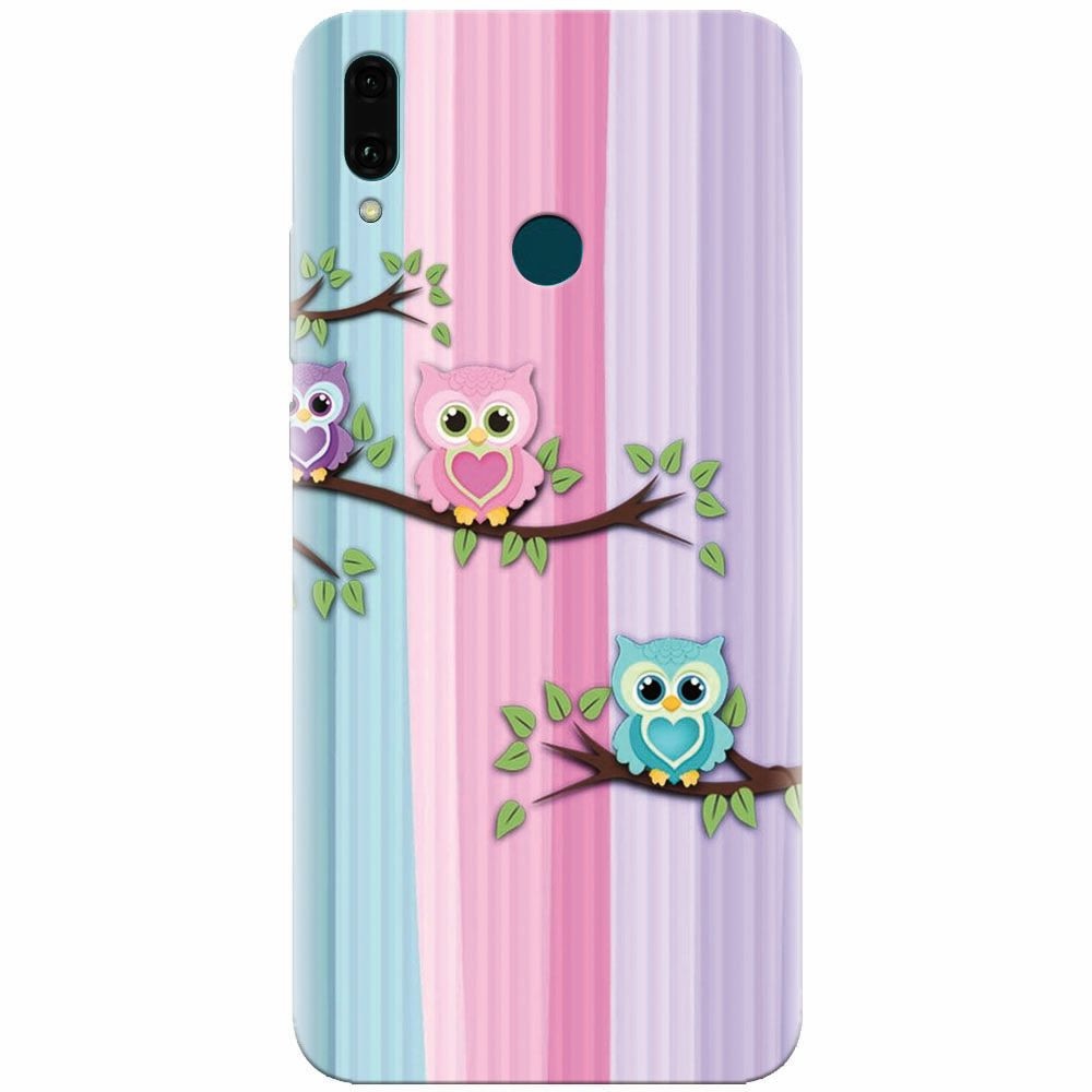 Husa silicon pentru Huawei Y9 2019, Cute Owl