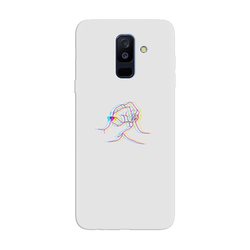 Husa silicon pentru Samsung Galaxy A6 Plus 2018, With Love