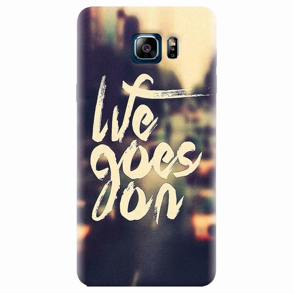 Husa silicon pentru Samsung Galaxy Note 5, Life Goes On