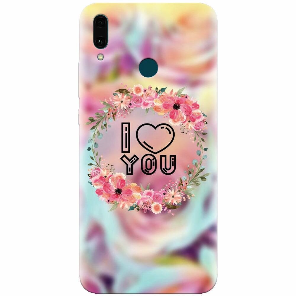 Husa silicon pentru Huawei Y9 2019, I Love You