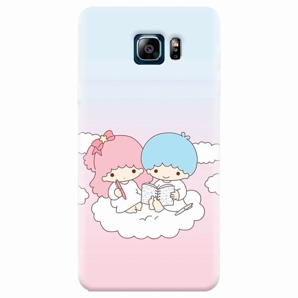Husa silicon pentru Samsung Galaxy Note 5, Little Twins On Cloud