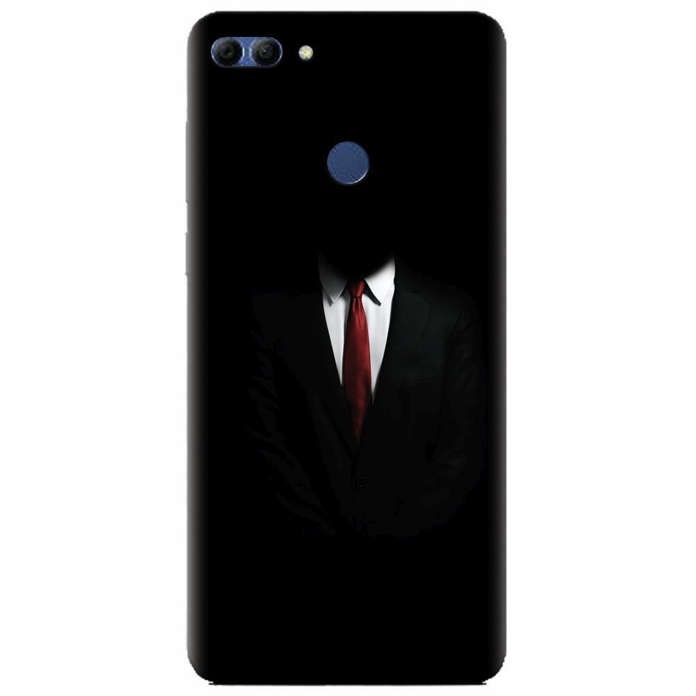 Husa silicon pentru Huawei Y9 2018, Mystery Man In Suit