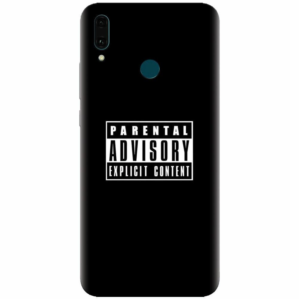 Husa silicon pentru Huawei Y9 2019, Parental Advisory