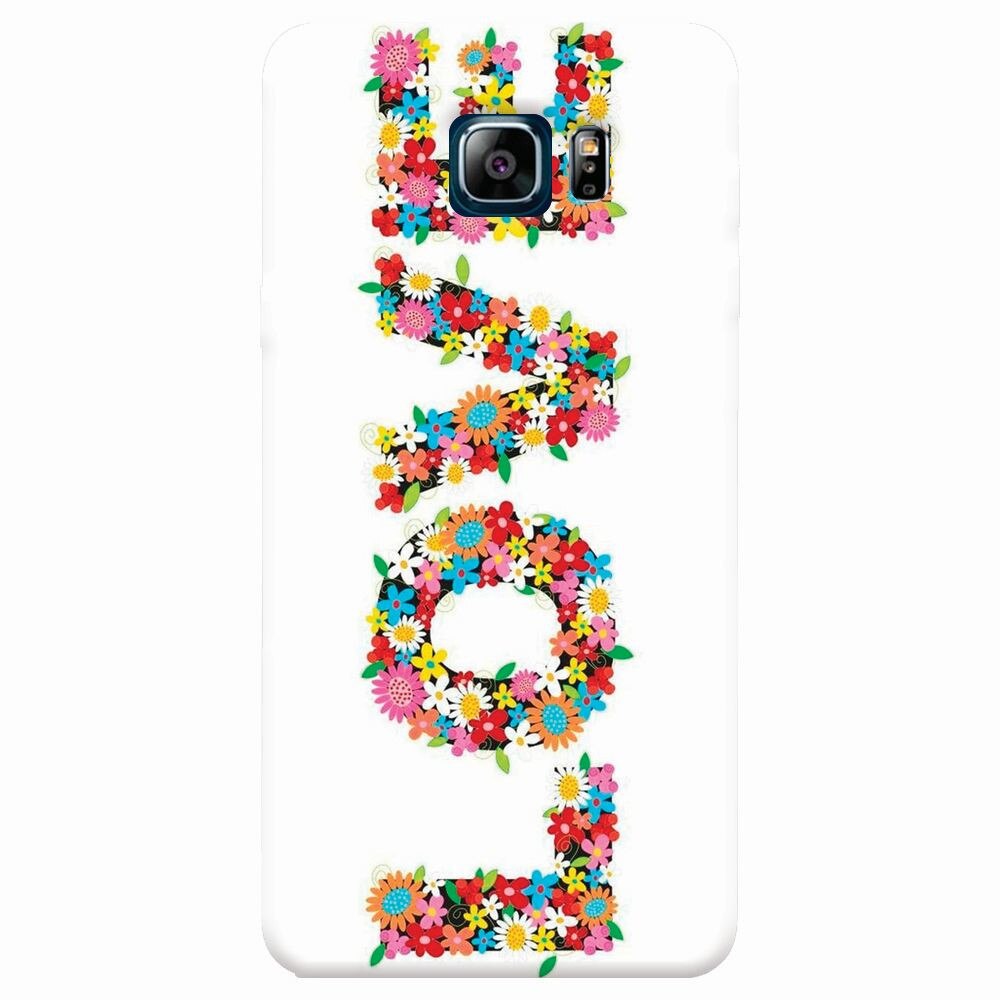Husa silicon pentru Samsung Galaxy Note 5, Love Made By Flowers