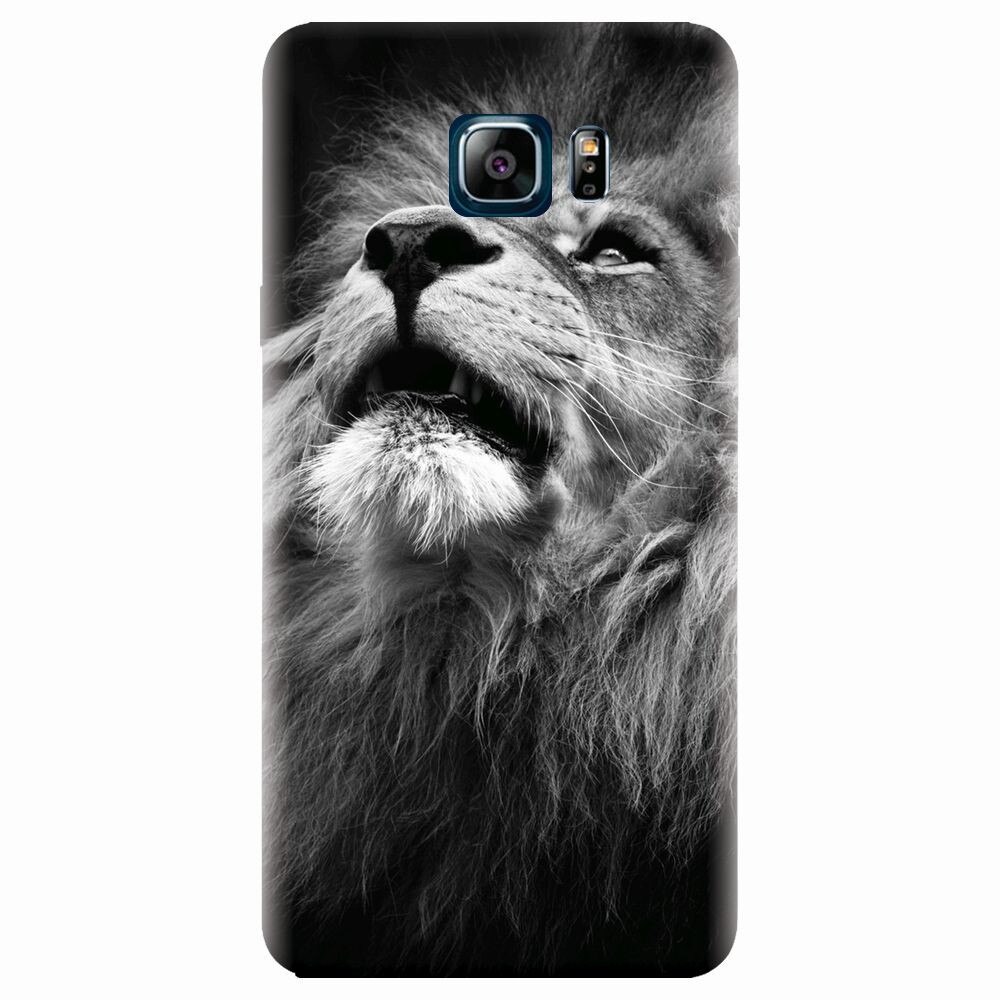 Husa silicon pentru Samsung Galaxy Note 5, Majestic Lion Portrait