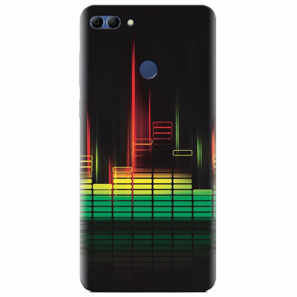 Husa silicon pentru Huawei Y9 2018, Abstract Dj Sound System