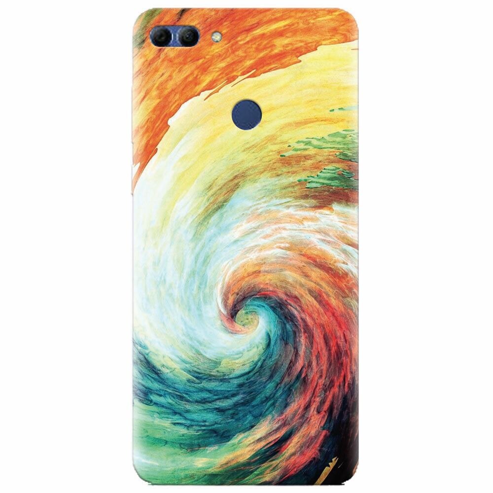 Husa silicon pentru Huawei Y9 2018, Big Wave Painting