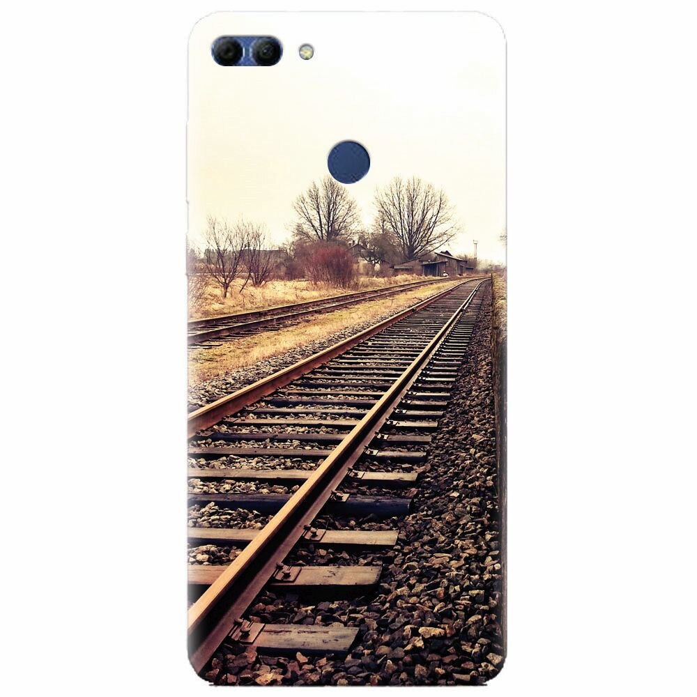 Husa silicon pentru Huawei Y9 2018, Railroad