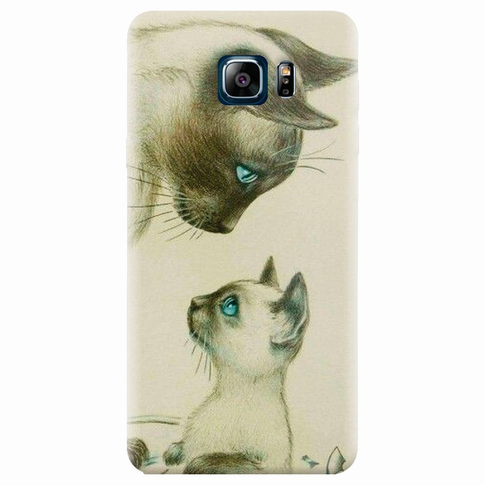 Husa silicon pentru Samsung Galaxy Note 5, Little Cat