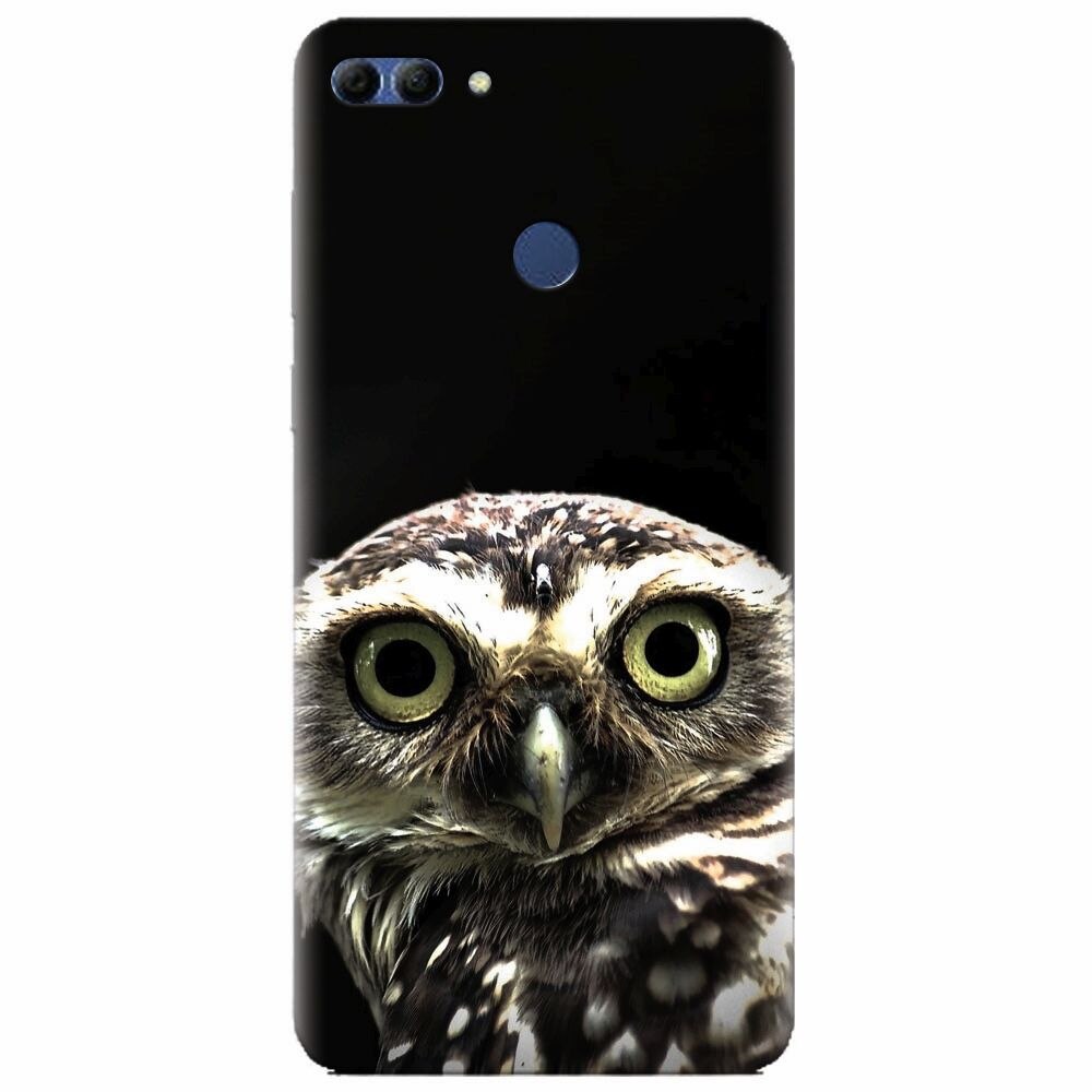 Husa silicon pentru Huawei Y9 2018, Owl In The Dark