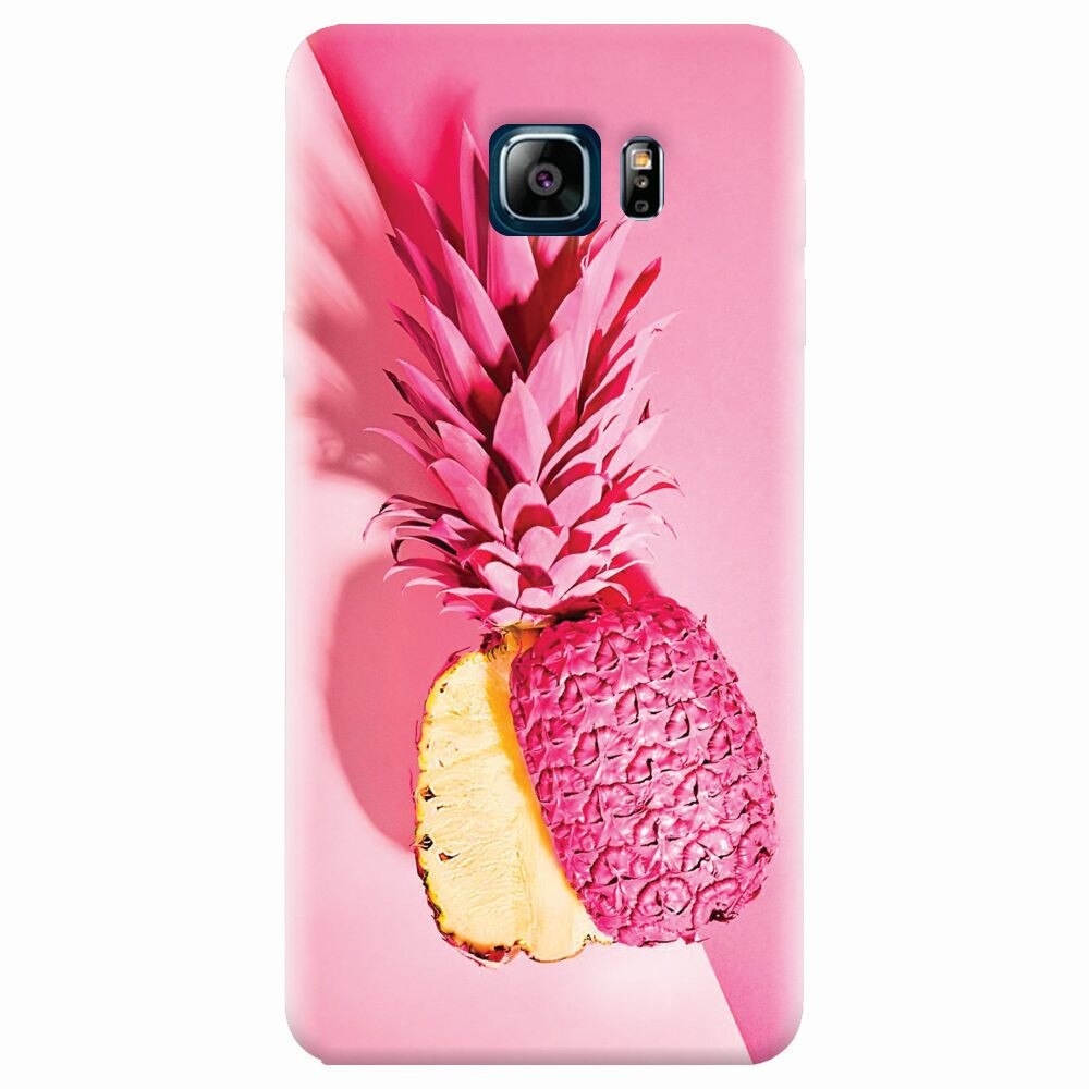 Husa silicon pentru Samsung Galaxy Note 5, Pink Pineapple