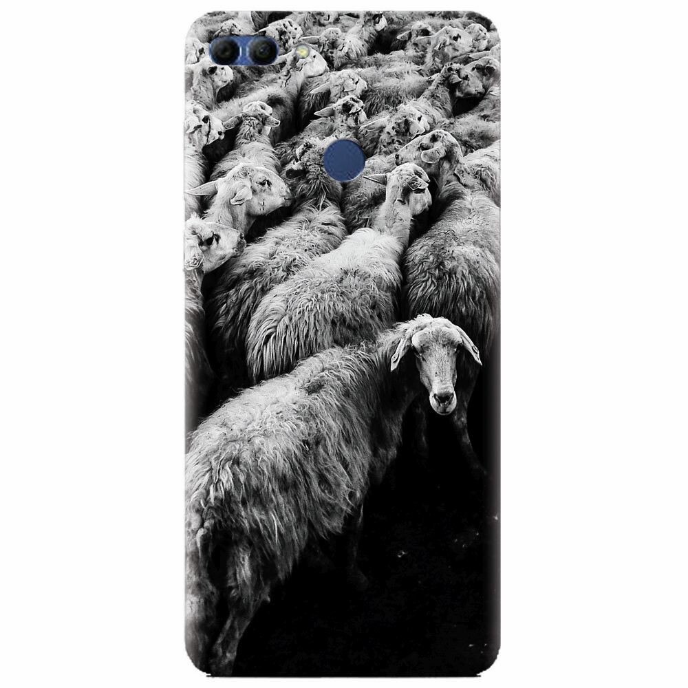 Husa silicon pentru Huawei Y9 2018, Sheep