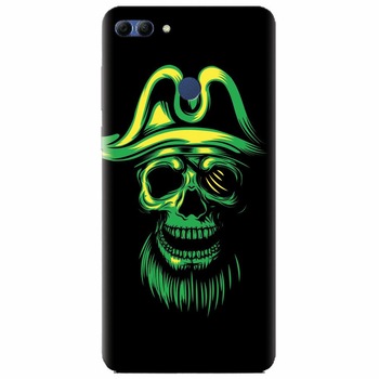 Husa silicon pentru Huawei Y9 2018, Pirate Skull Husa silicon pentru Huawei Y9 2018, Pirate Skull