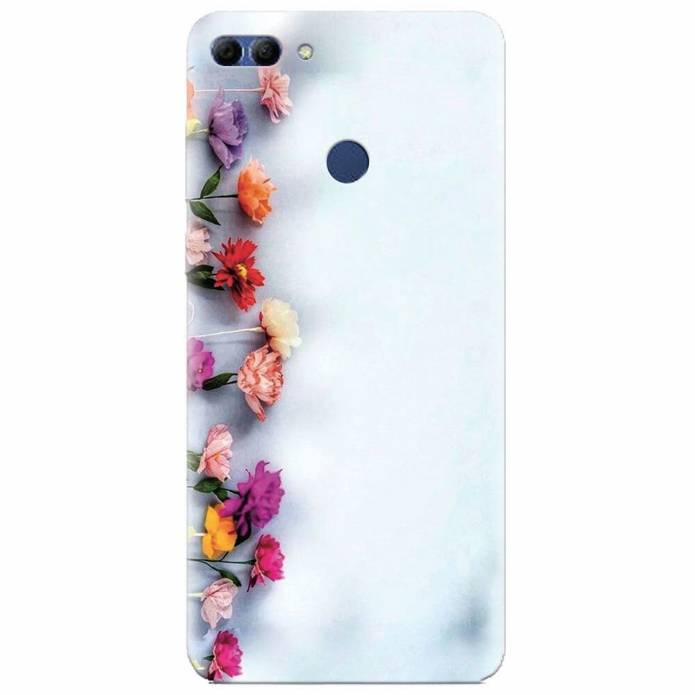 Husa silicon pentru Huawei Y9 2018, Flowers